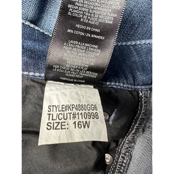 Kut from the Kloth Women’s Diana Skinny Jeans Size 16W Stretch Mid Rise Classic - Picture 10 of 10